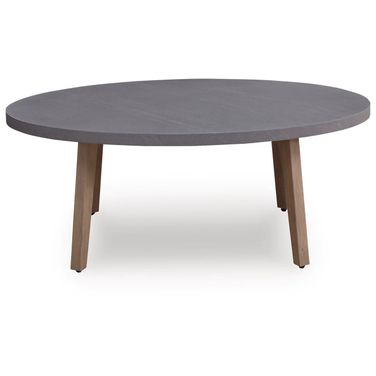 Francis Beach Outdoor Coffee Table In Natural and Gray