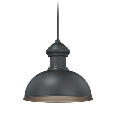 Franklin 10 Inch Outdoor Pendant In Oil Burnished Bronze and Light Gold
