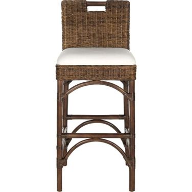 Franklin Brown and Eggshell Bar Stool