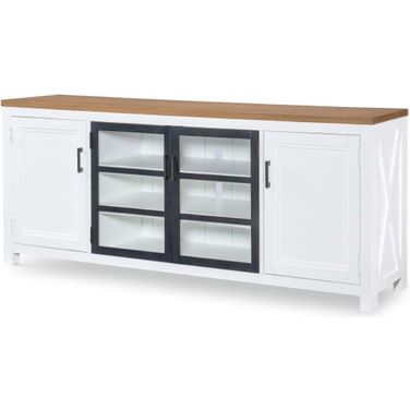 Franklin White Entertainment Console