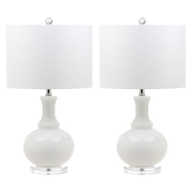 Franny White 25.75 Inch Table Lamp Set of 2