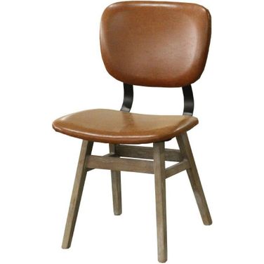 Fraser Dining Chair Set of 2 In Tan Brown
