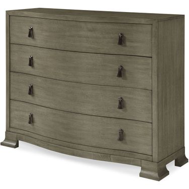 Frasier Serpentine Master Chest In Greige