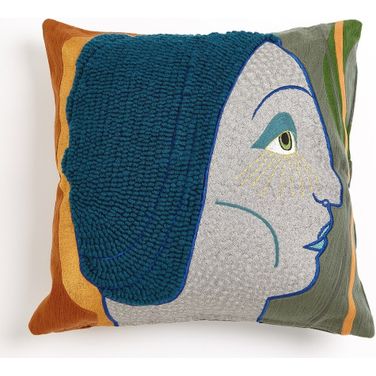 Frau Heidi Pillow In Blue