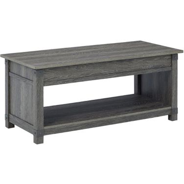 Freedan Grayish Brown Rect Lift Top Cocktail Table