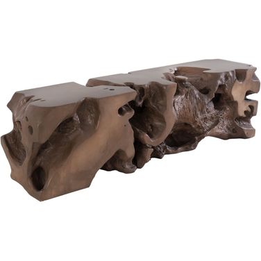 Freeform Bench In Brown