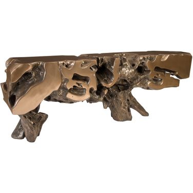 Freeform Console Table In Bronze