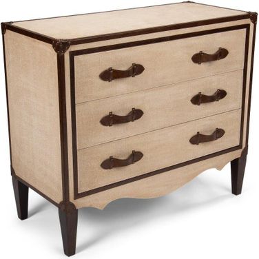 French Art Beige Decorative Commode