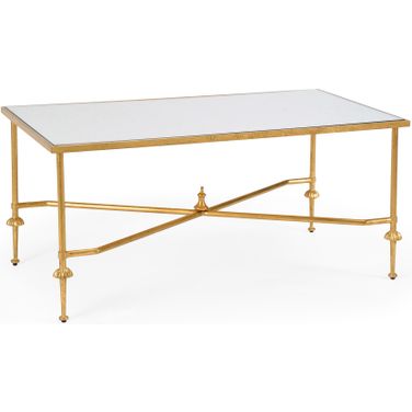 French Cocktail Table In Gold