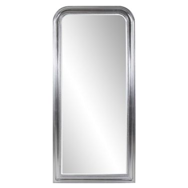 French Philippe Oversized Mirror In Bright Silver
