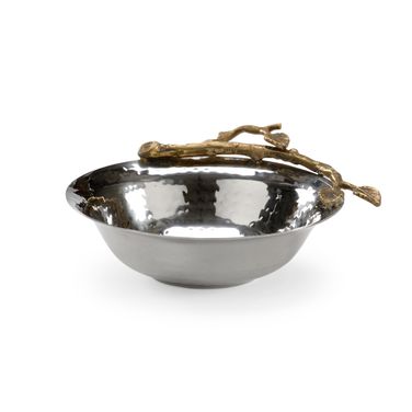 Fresh Twig Bowl In Gold