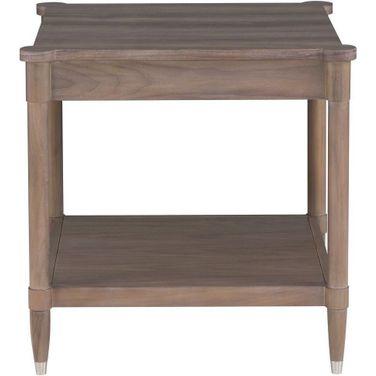 Freya Laminate Square End Table In Walnut