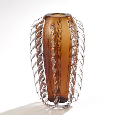 Fringe Vase In Tobacco