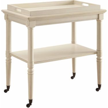Frisco Antique White Tray Table