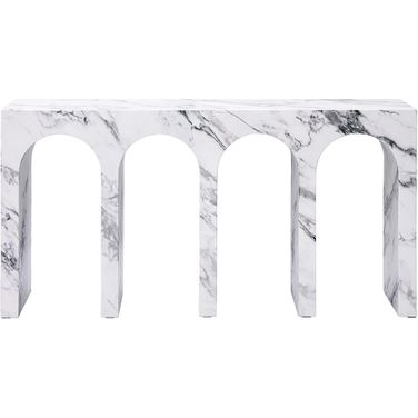 Fritzy Console Table In Engineered Stone