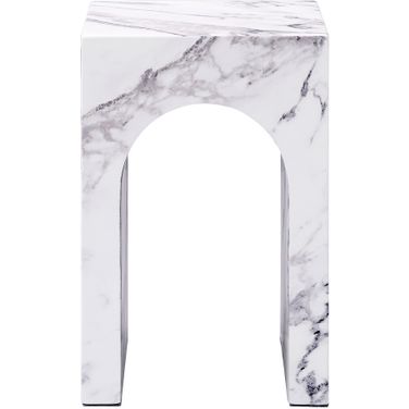 Fritzy 12 Inch End Table In Engineered Stone