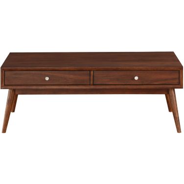 Frolic Brown 2 Drawer Coffee Table