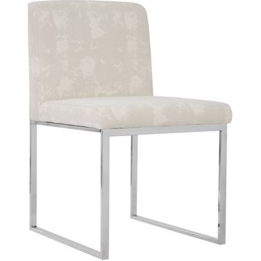 Frozen Dining Chair In Off White
