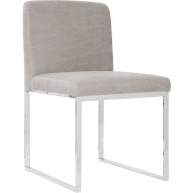 Frozen Dining Chair In Vintage Gray Taupe