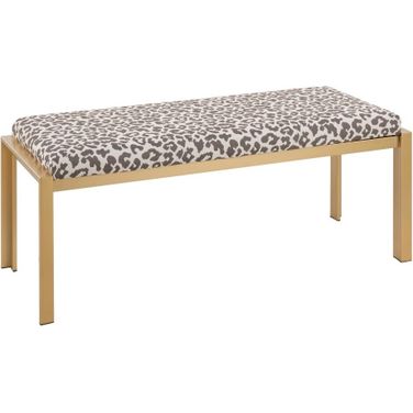 Fuji Bench In Gold and Beige