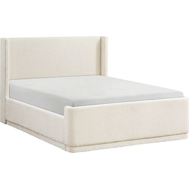 Carmel Full Platform Bed In Beige