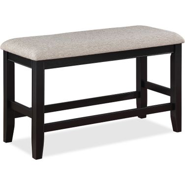 Fulton Counter Height Bench In Light Gray