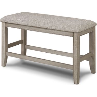 Fulton Counter Height Bench In White Oak