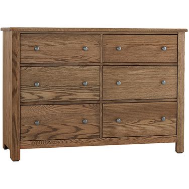Fundamentals 6 Drawer Dresser In Natural