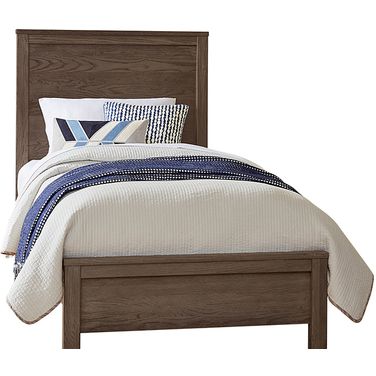 Fundamentals Twin Bed In Grey