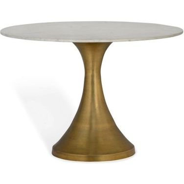 Funnel Dining Table In White