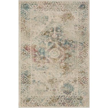 Fusion Cream 4' x 6' Area Rug