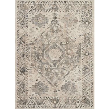 Fusion Cream and Grey 7'10" x 10'6" Area Rug