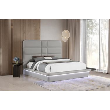 Futura King Bed In Gray