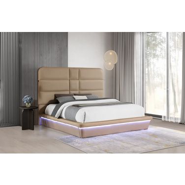 Futura Queen Bed In Caramel