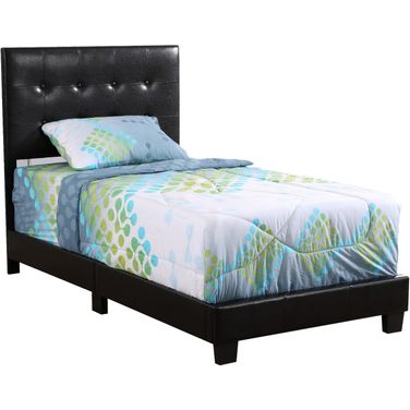 Glory Furniture Caldwell Twin Bed, Black