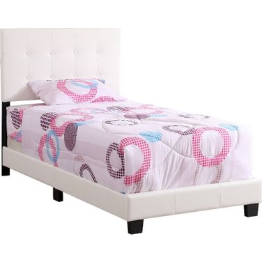 Glory Furniture Caldwell Twin Bed, White