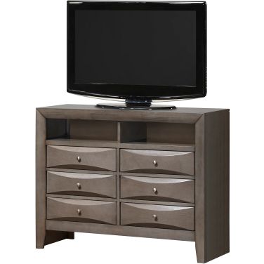 Glory Furniture Media Chest in Gray G1505-TV2