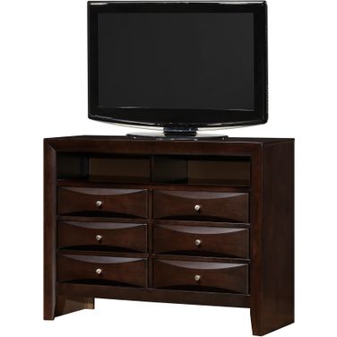 Glory Furniture Tv Chest in Cappaccino