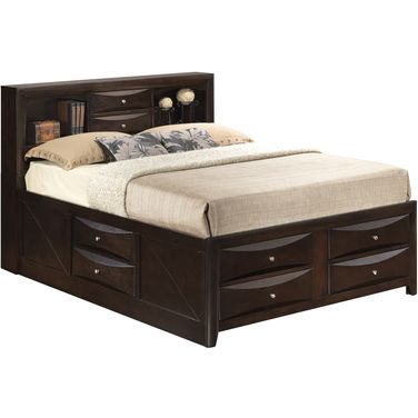 Glory Furniture Twin Storage Bed in Cappaccino G1525G-TSB3