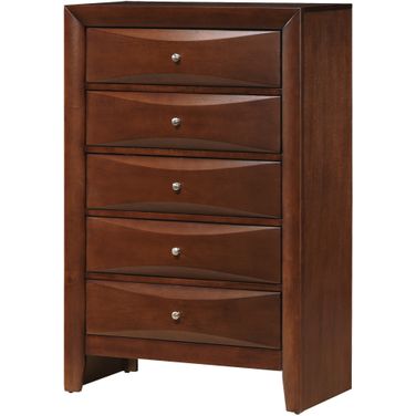 Glory Furniture G1550 5 Drawer Chest in Cherry