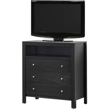 Glory Furniture Media Chest in Black