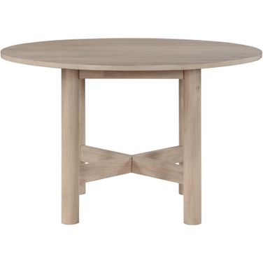 Gabby 48 Inch Round Dining Table In Light Brown