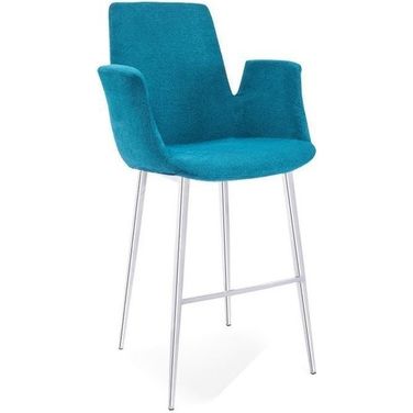 Gabriella Blue Bar Stool