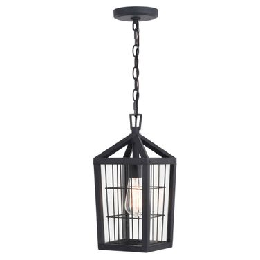 Gage 7 Inch Outdoor Pendant In Volcanic Black