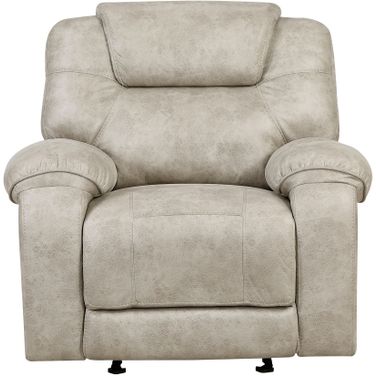 Gainesville Glider Reclining Chair In Beige