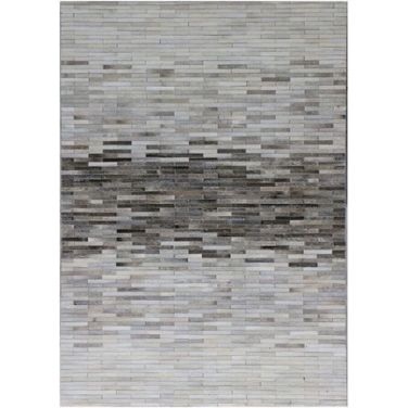 Galaxy Cowhide Area Rug 12' x 15' In Silver