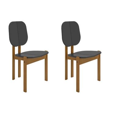 Gales Dining Chair Set of 2 In Black
