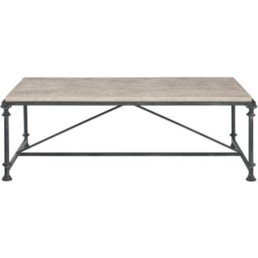Galesbury Rectangular Metal Cocktail Table
