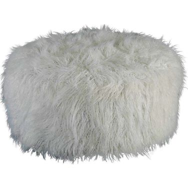 Galice White Oversized Accent Ottoman