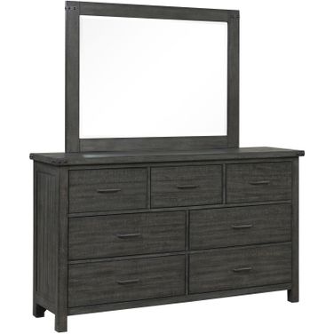 Galleon Mirror In Gray